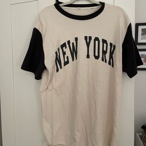 New York varsity tee